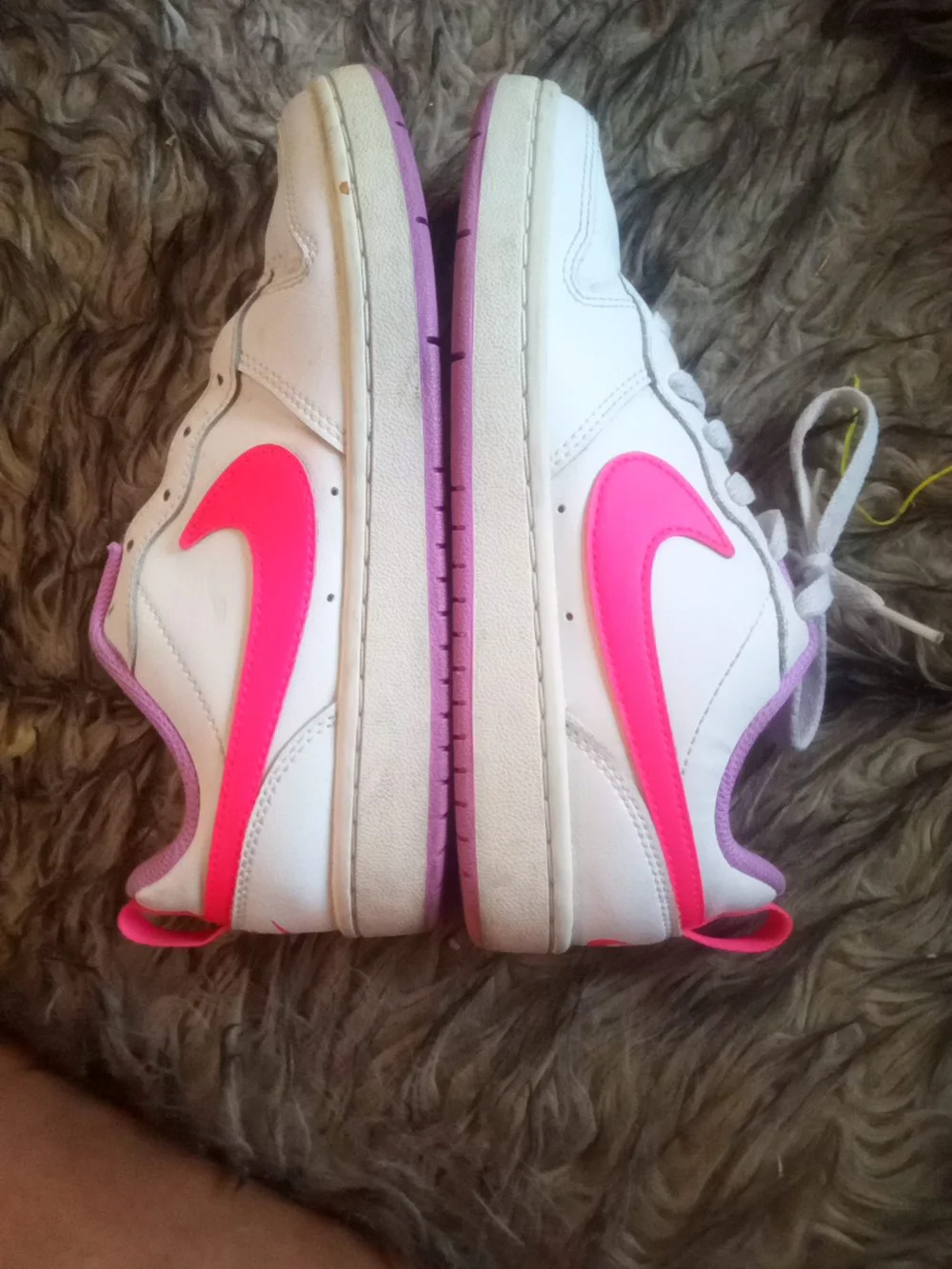 Nike Court Borough Low 2 GS “White Hyper Pink”, style BQ5448-111. The official c